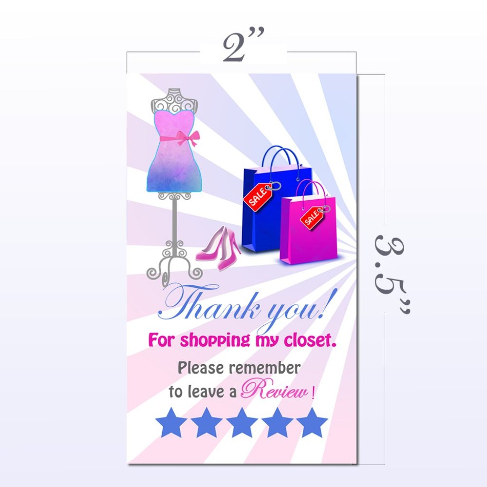 100 Thank You Cards - Picture 3 of 3